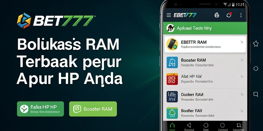 Tampilan antarmuka utama aplikasi EBET777 yang sederhana dan efektif.