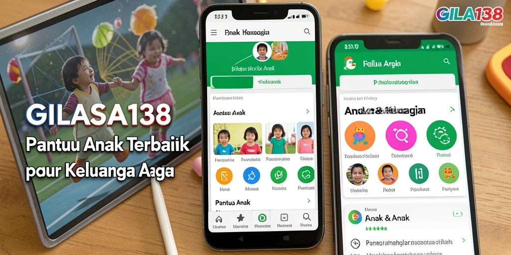 Tampilan antarmuka GILA138 yang ramah anak untuk pemantauan aktivitas.