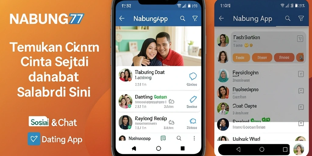 Antarmuka <strong>NABUNG77</strong> yang menarik dan fungsional untuk berkencan.